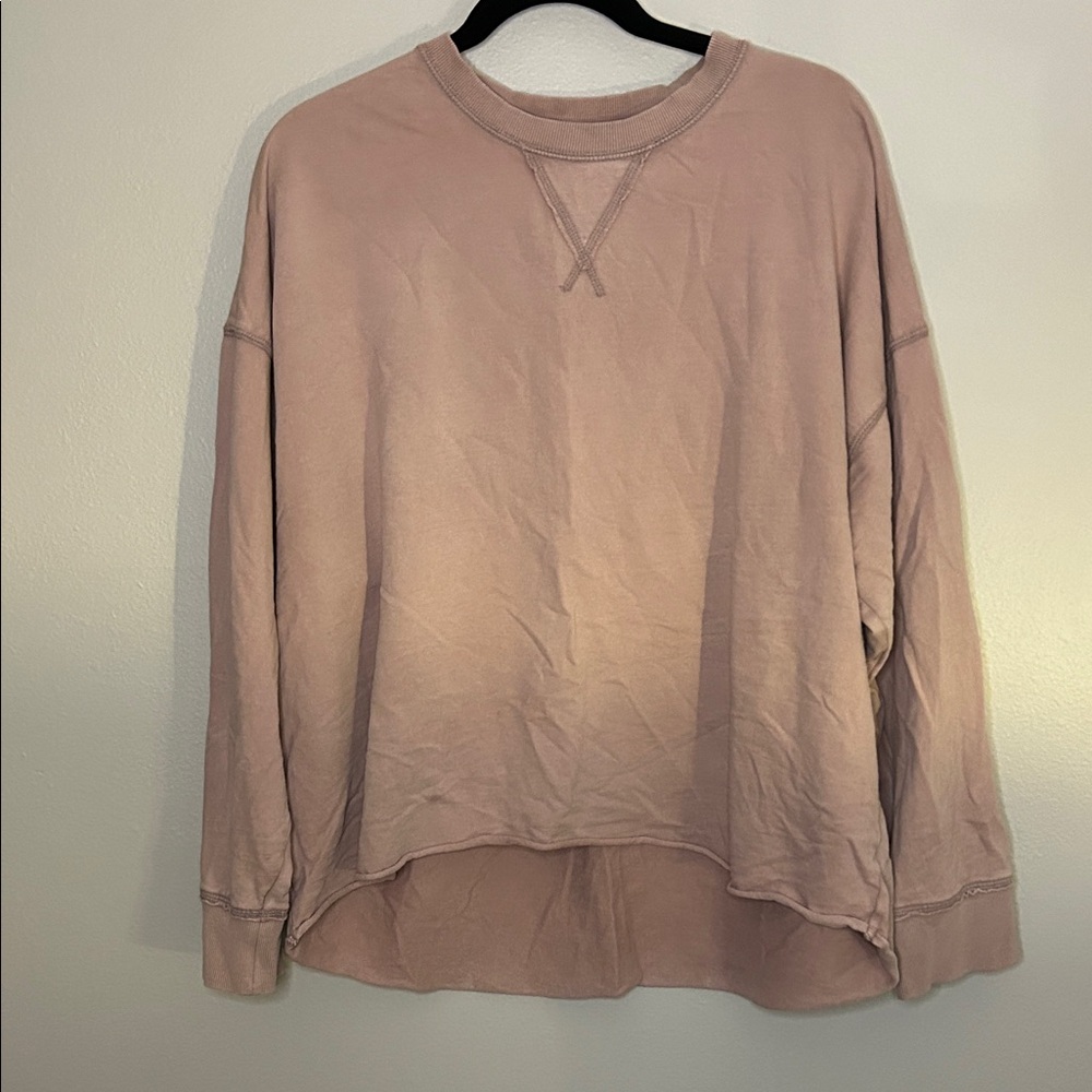 Aerie Pink Crew Neck Sweater